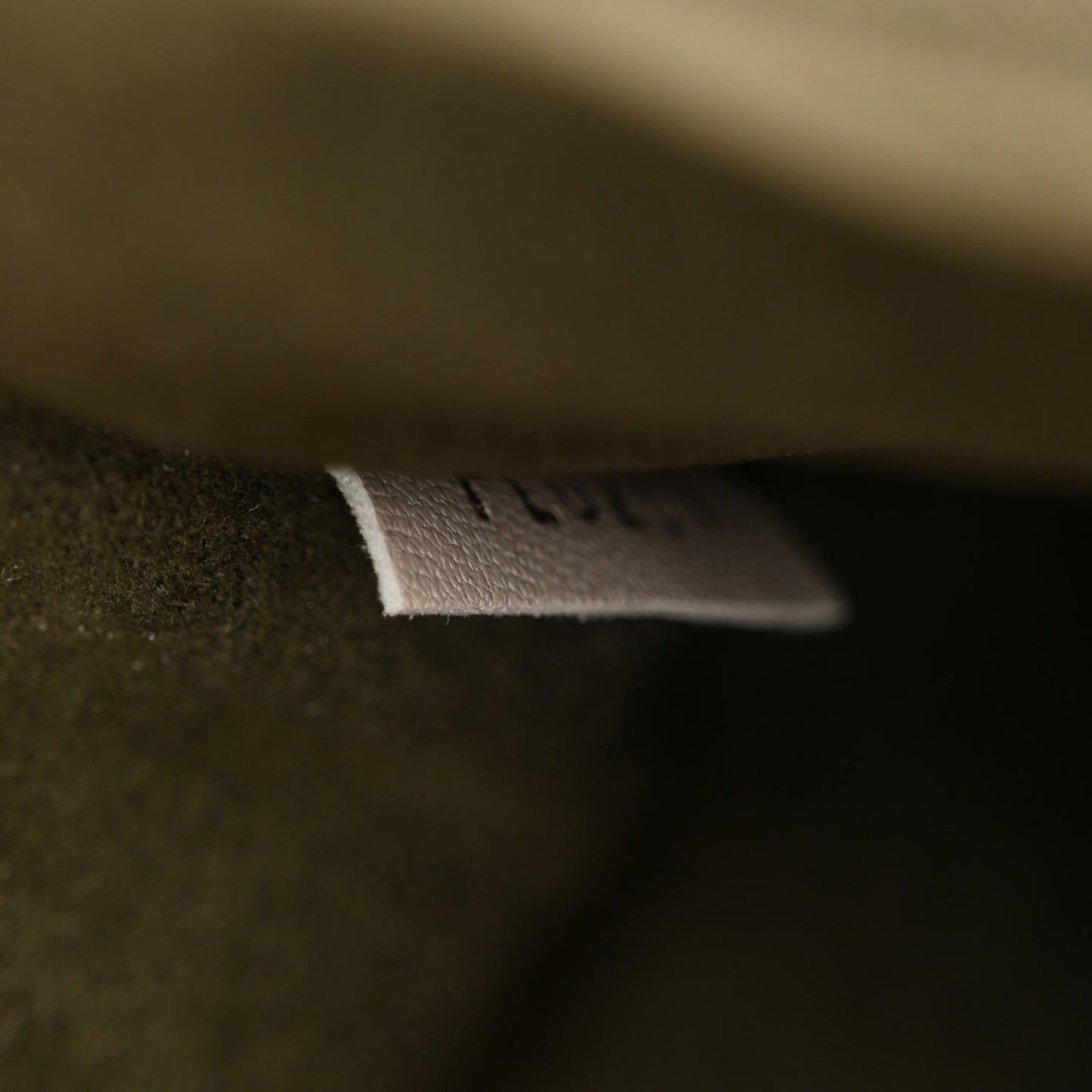 Lambskin Embossed Monogram Coussin PM Beige Cream