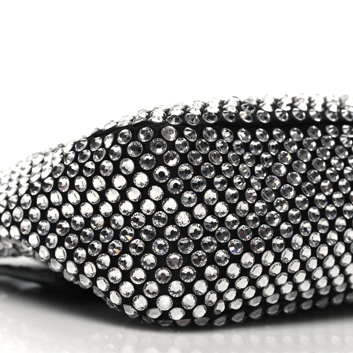 Satin Crystal Mini Re-Edition 2000 Bag Cristal