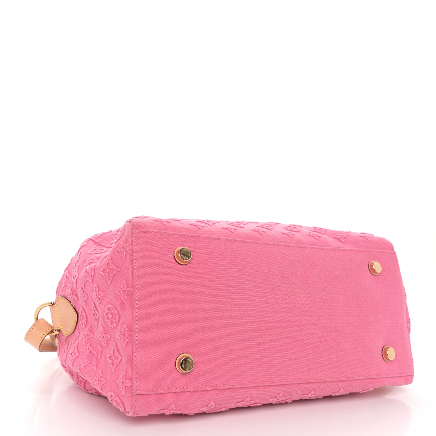 Denim Monogram Stone Speedy Bandouliere 35 Rose