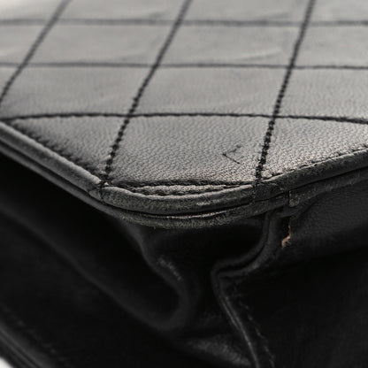 Chanel Lambskin Quilted Small Single Flap Black 10 of 17