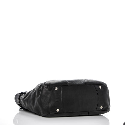 Prada Soft Calf Two Pocket Hobo Nero Black 4 of 8