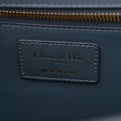 Christian Dior Smooth Calfskin 30 Montaigne Flap Bag Blue 6 of 10