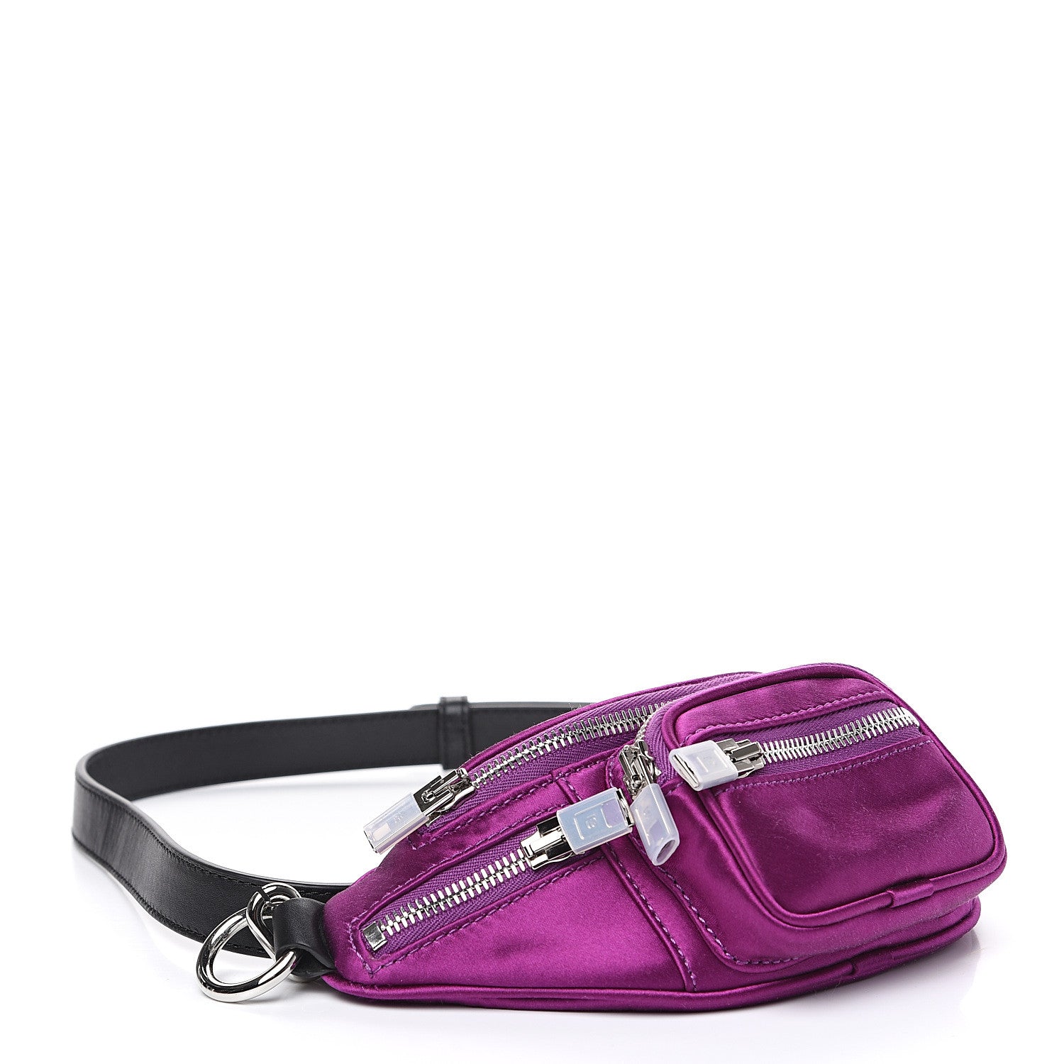 Alexander Wang Satin Attica Mini Belt Bag Purple 3 of 7