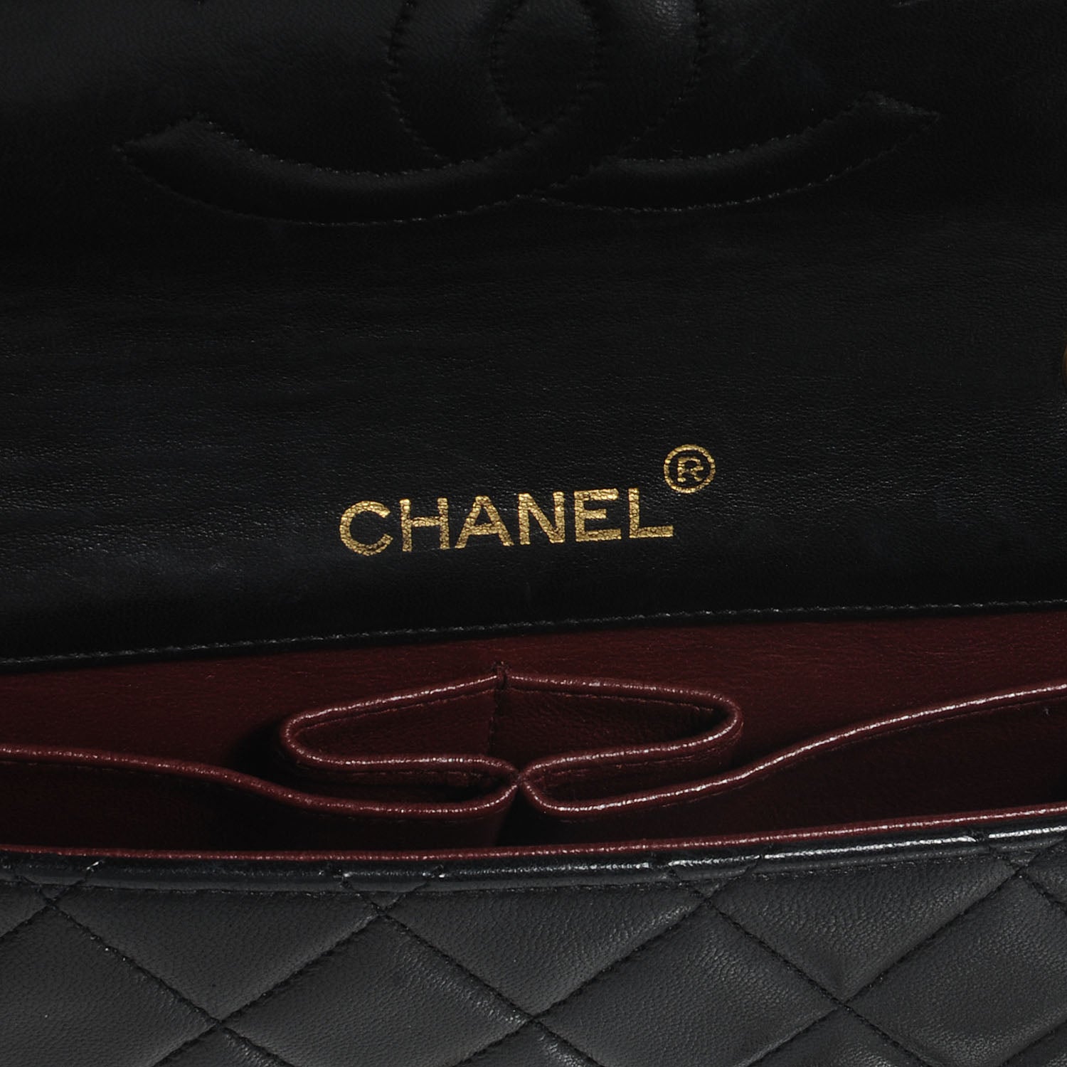 Chanel Lambskin Quilted Mini Flap Black 6 of 7