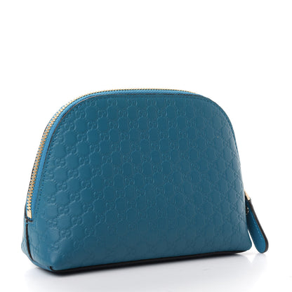 Gucci Microguccissima GG Cosmetic Case Deep Cobalt 3 of 7