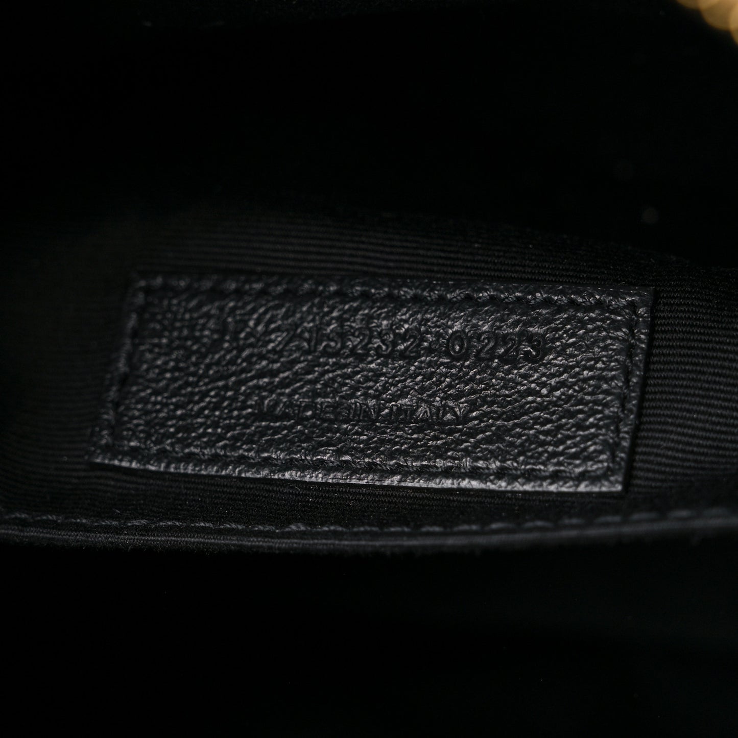 Calfskin Matelasse Monogram Lou Camera Bag Dark Beige