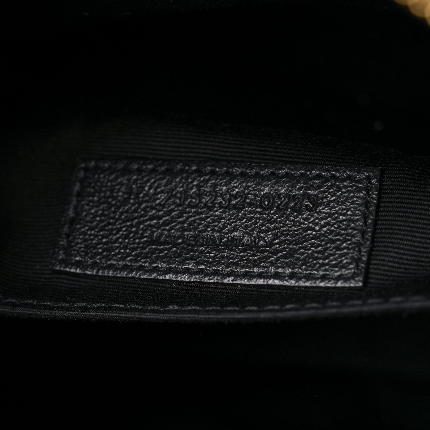 Saint Laurent Calfskin Matelasse Monogram Lou Camera Bag Dark Beige 7 of 10