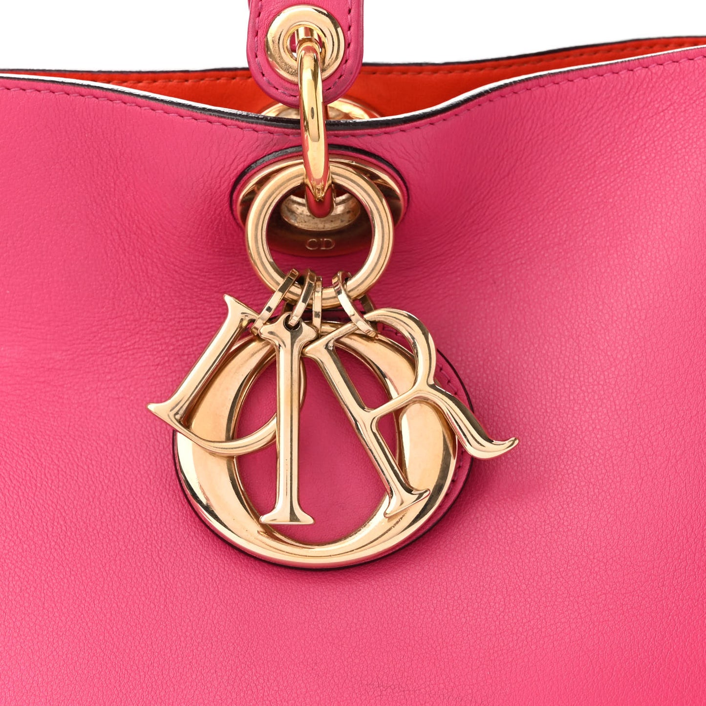 Smooth Calfskin Large Diorissimo Tote Fuchsia