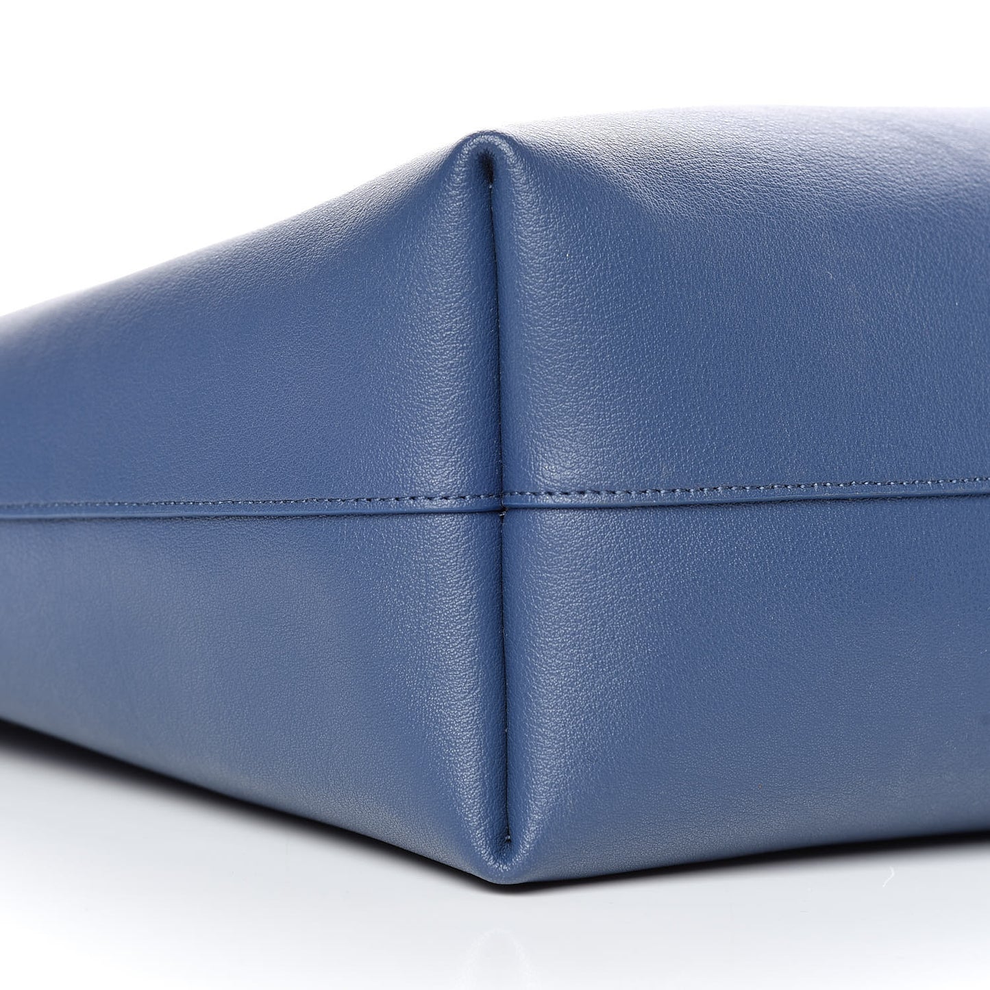 Calfskin Large Shopping Tote Denim