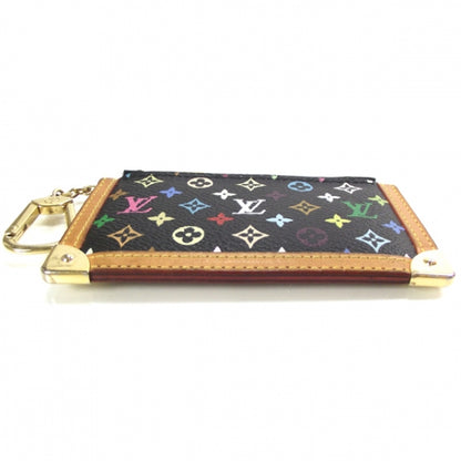 Louis Vuitton Monogram Multicolor Key Pouch Black 4 of 14