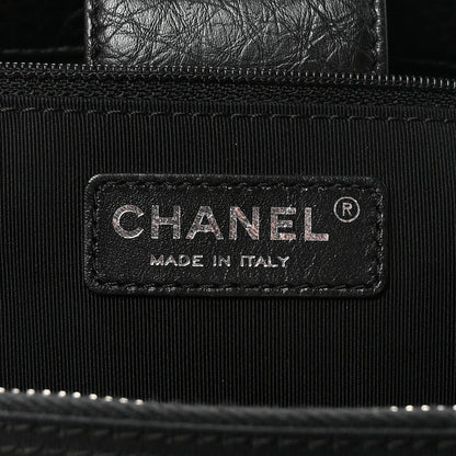 Chanel Calfskin Cerf Executive Shopper Tote Black 6 of 10