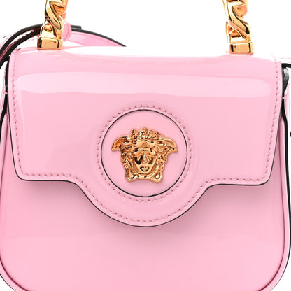 Versace Patent Mini La Medusa Bag Pink 7 of 9