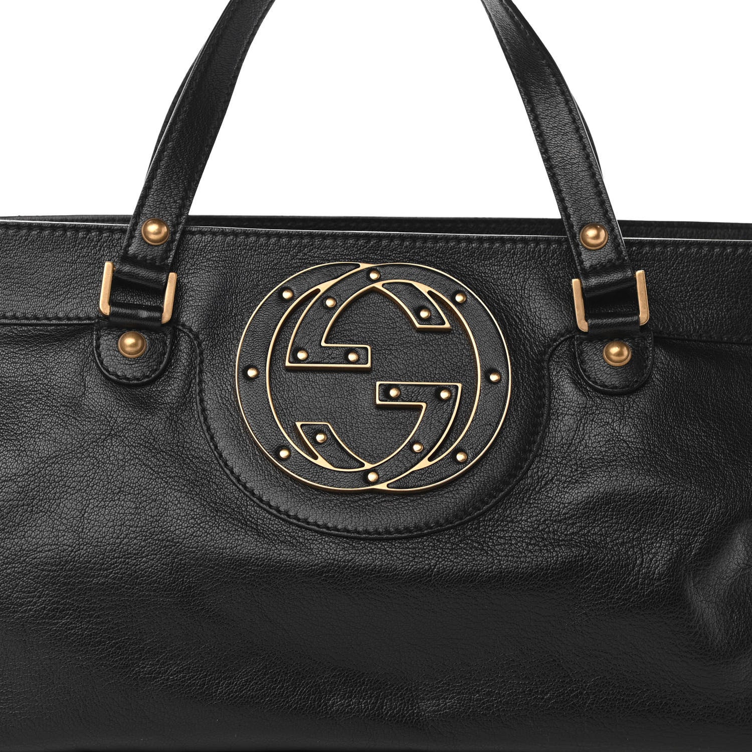 Gucci Calfskin Blondie Satchel Black 8 of 10