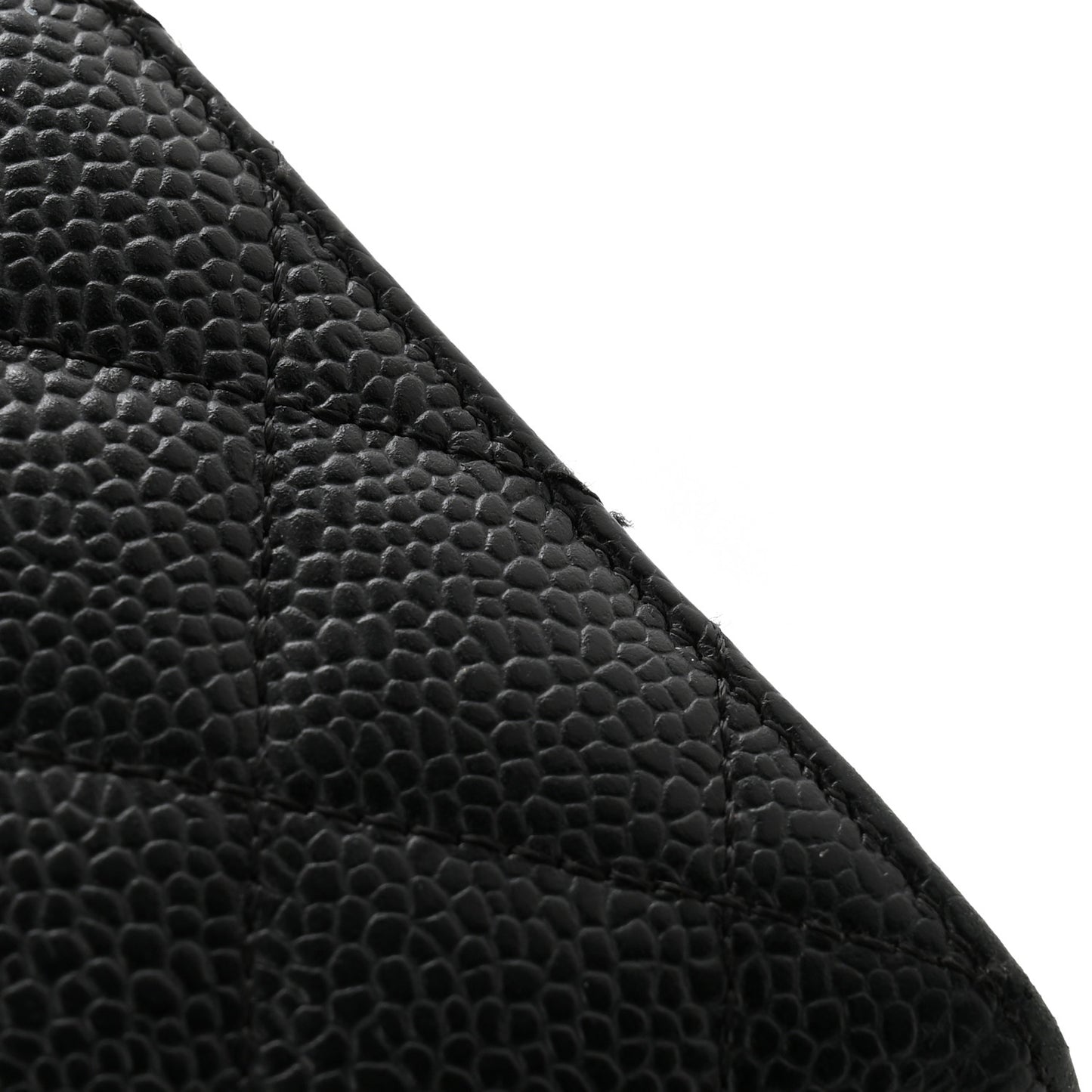 Caviar Quilted CC French Wallet Black