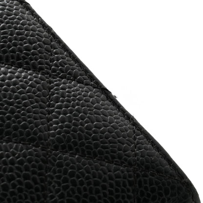 Chanel Caviar Quilted CC French Wallet Black 11 of 12