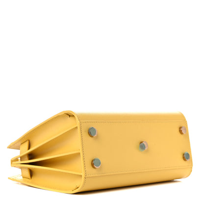 Saint Laurent Grained Calfskin Nano Sac De Jour Jaune 3 of 10
