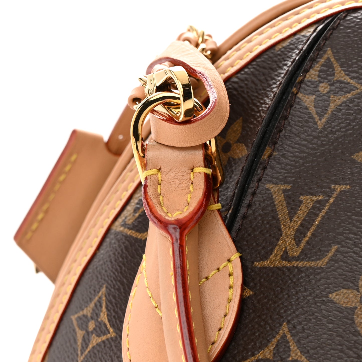 Monogram Braided Egg Bag Black