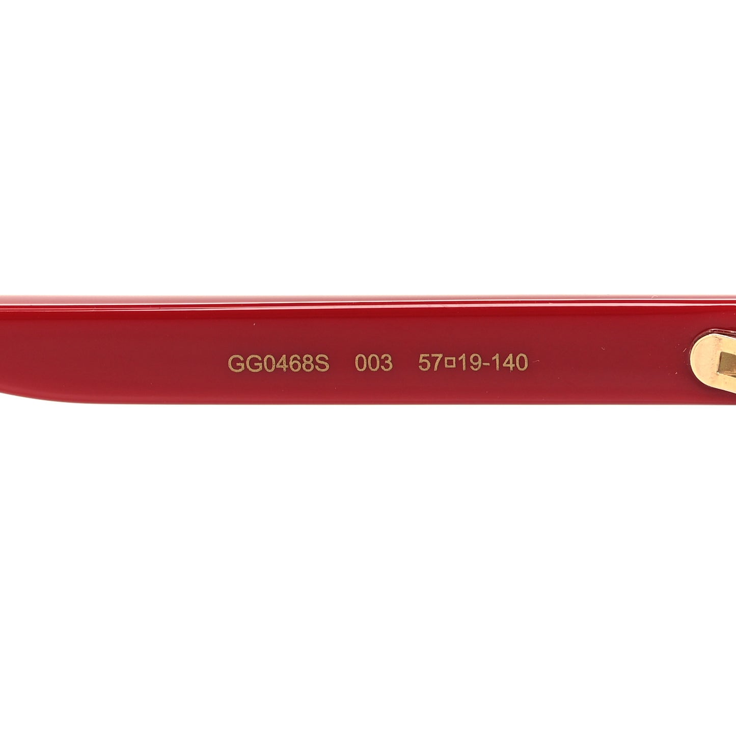 Square Frame GG0468S Sunglasses Red