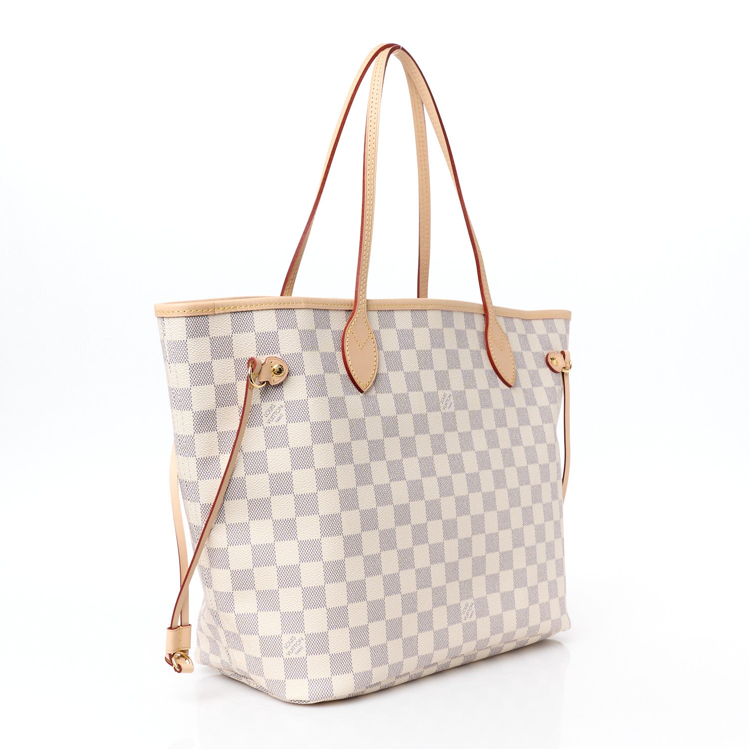 Louis Vuitton Damier Azur Neo Neverfull MM Rose Ballerine 4 of 13
