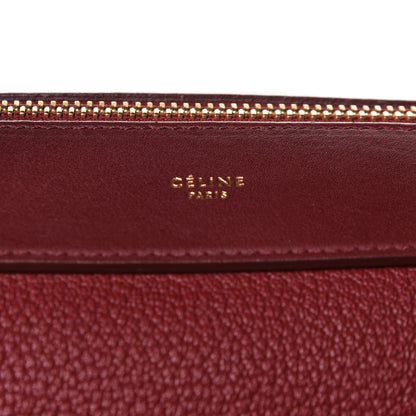 Celine Goatskin Smooth Calfskin Small Ring Bag Dark Ruby 7 of 13