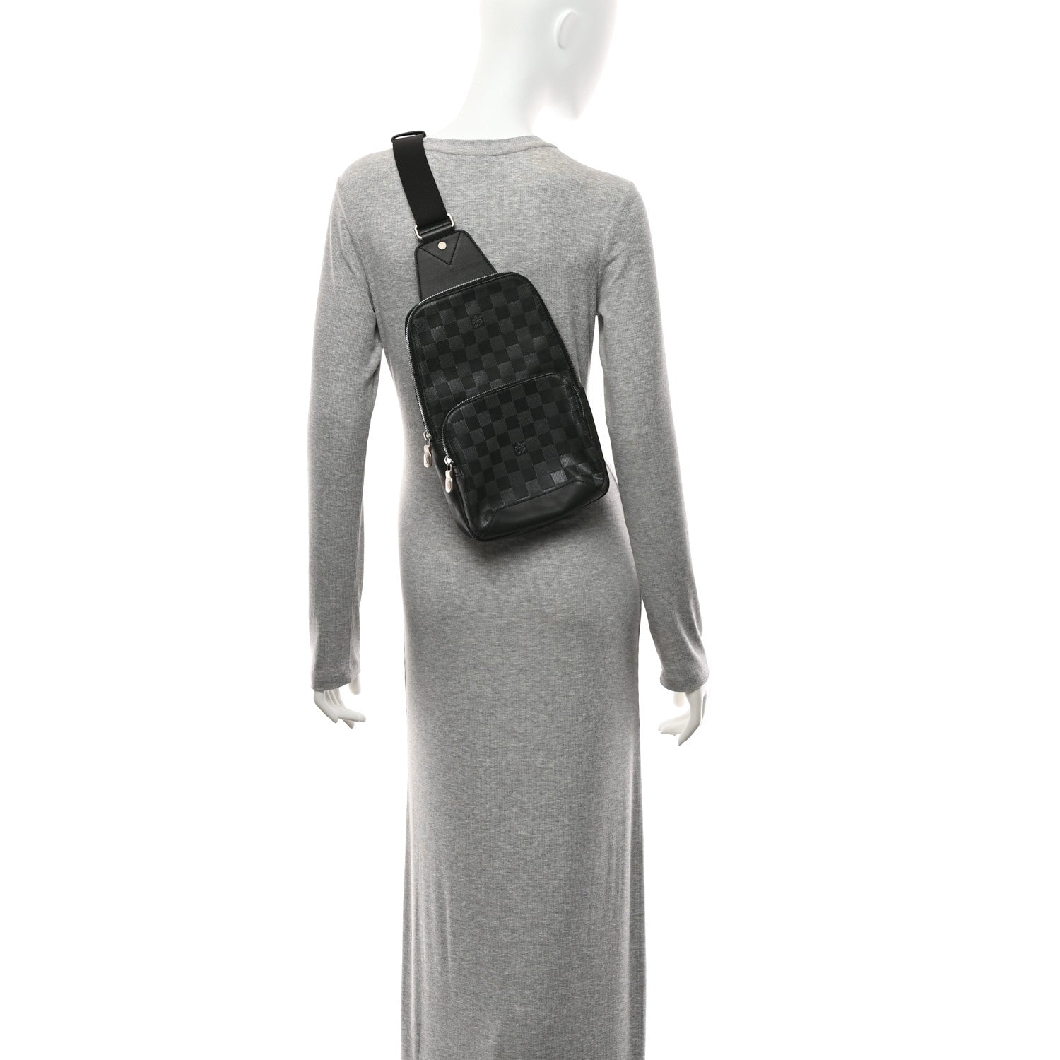 Louis Vuitton Damier Graphite Avenue Sling Bag Onyx Silver 2 of 10