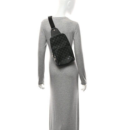 Louis Vuitton Damier Graphite Avenue Sling Bag Onyx Silver 2 of 10