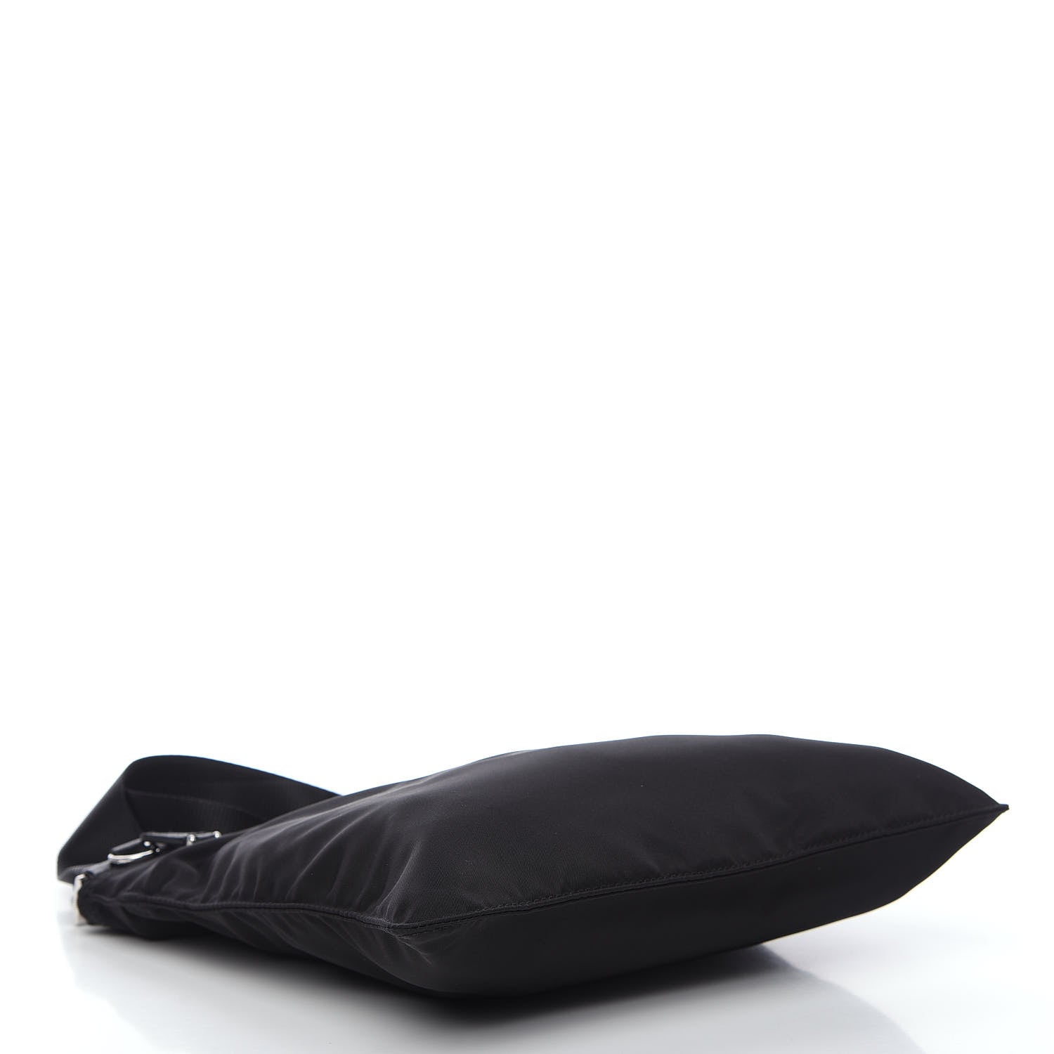 Prada Nylon Vela Flat Messenger Bag Black 3 of 7