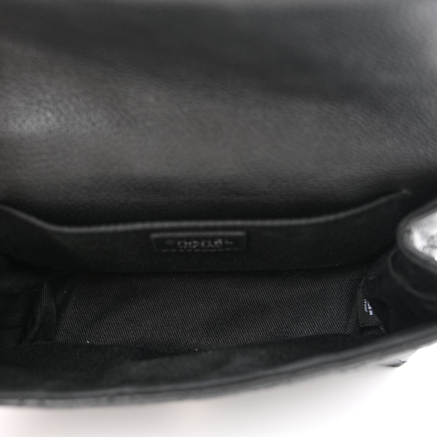 Grained Calfskin Quilted 2.55 Reissue Flap Belt Bag Clutch Black