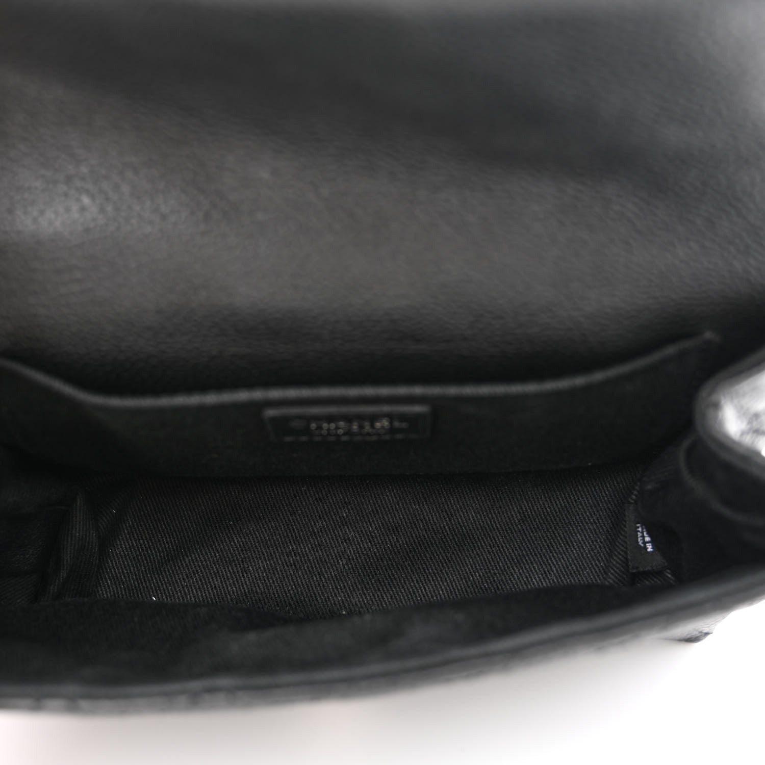 Chanel Grained Calfskin Quilted 2.55 Reissue Flap Belt Bag Clutch Black 5 of 11