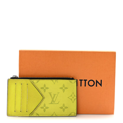 Louis Vuitton Taigarama Coin Card Holder Yellow 7 of 7