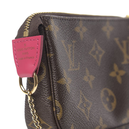 Louis Vuitton Monogram 2020 Christmas Animation Roller Coaster Mini Pochette Accessories Pivoine 10 of 17