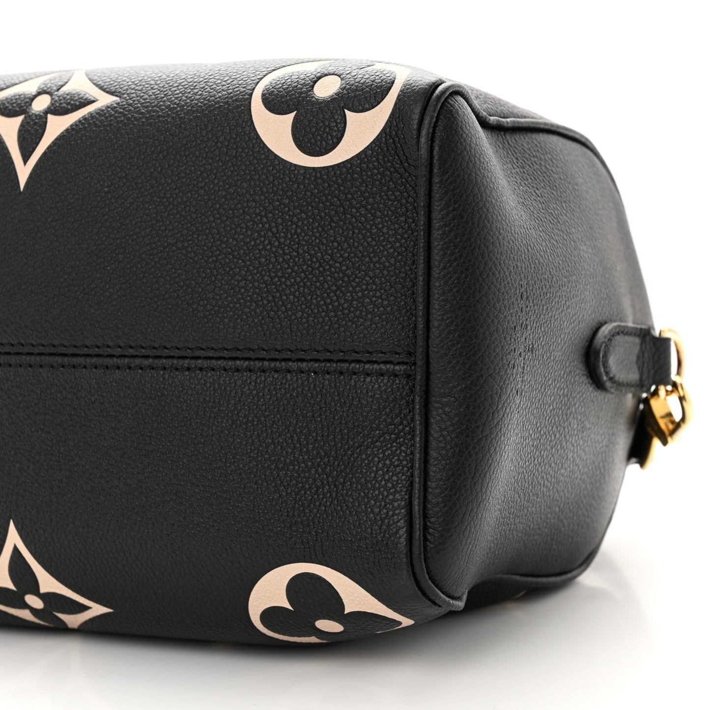 Empreinte Monogram Giant Speedy Bandouliere 25 Black Beige