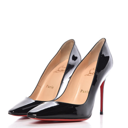 Christian Louboutin Patent Bat 100 Pumps 36 Black 3 of 8