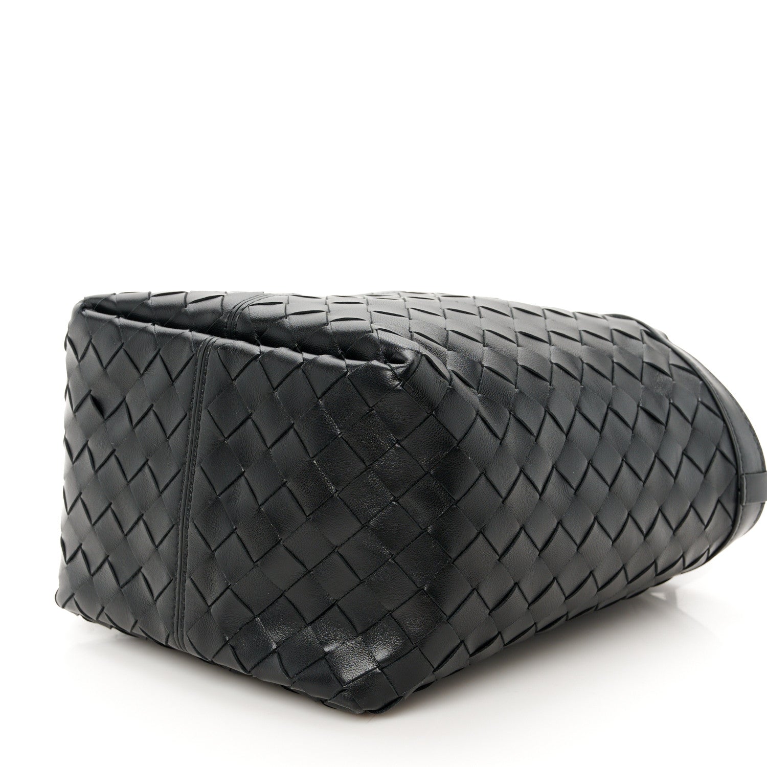 Bottega Veneta ブラックバック Men's Small Intrecciato Zipped Tote in Black | Bottega Veneta US