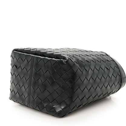 Bottega Veneta Nappa Intrecciato Small Flip Flap Tote Black 10 of 10