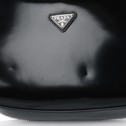 Prada Spazzolato Cleo Shoulder Bag Black 6 of 7