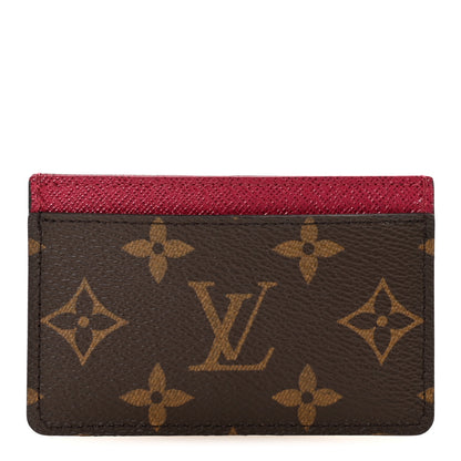 Louis Vuitton Monogram Card Holder Fuchsia 1 of 7