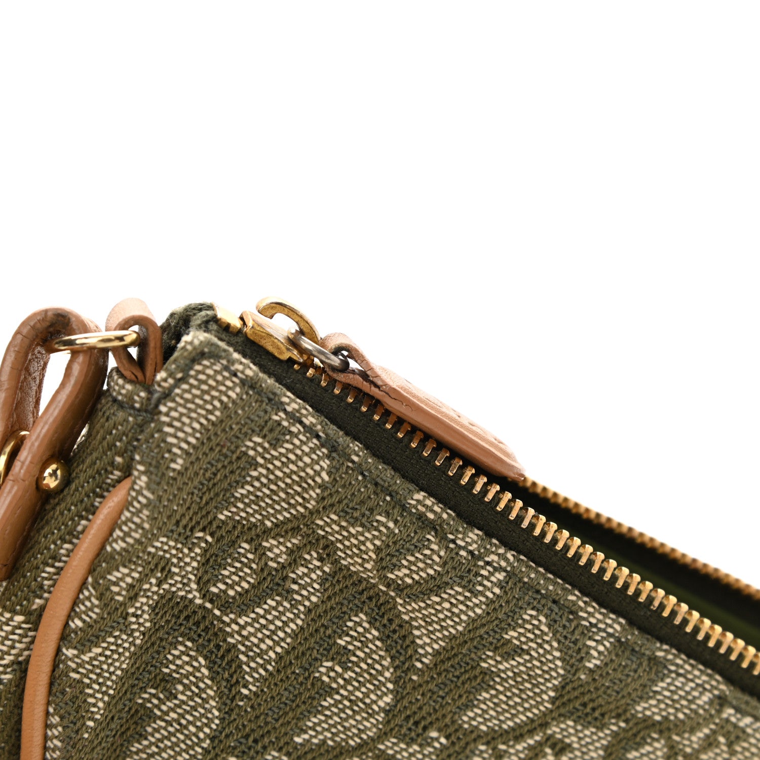 Christian Dior Monogram Mini Saddle Pochette Green 11 of 16