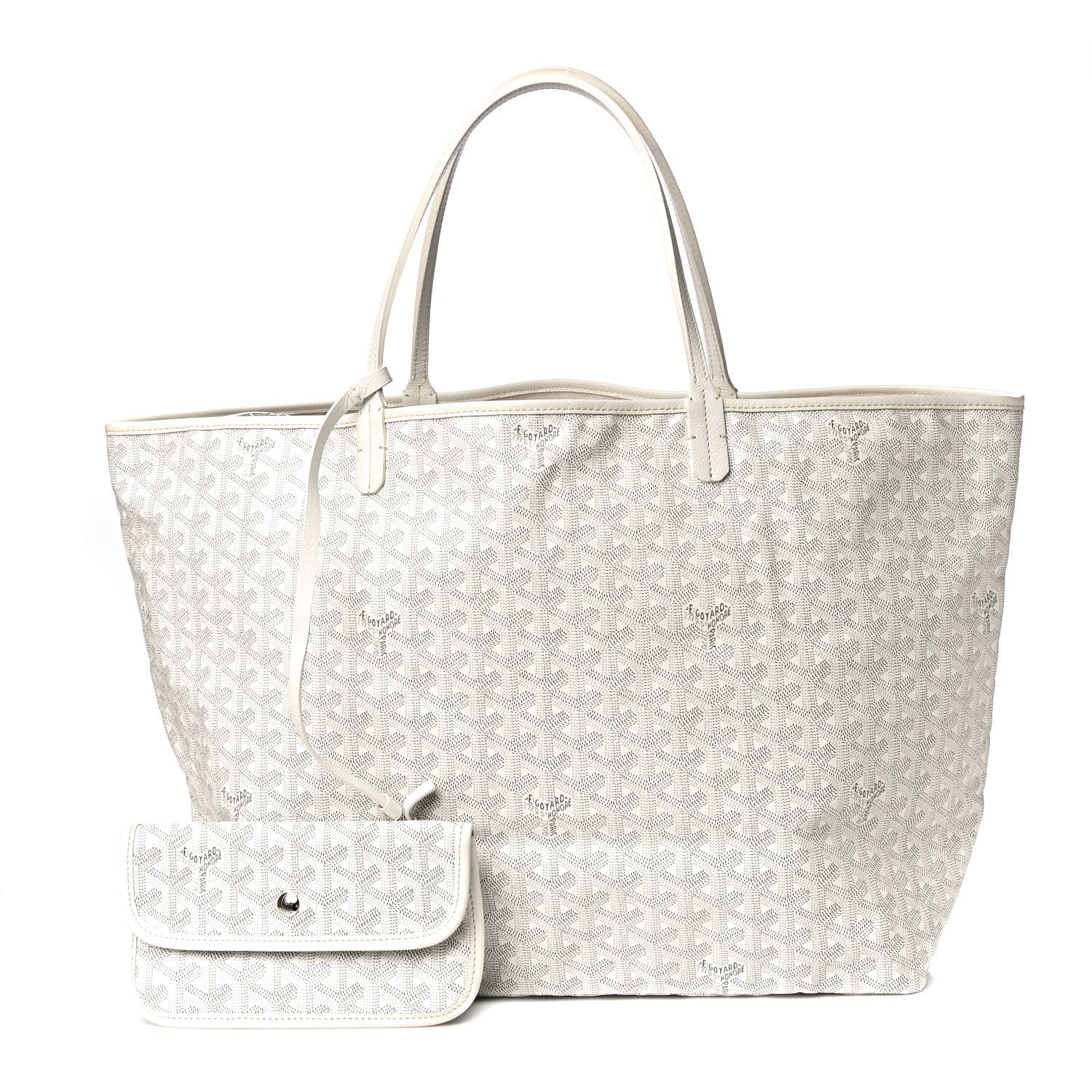 Goyard Goyardine Saint Louis GM White 1 of 11