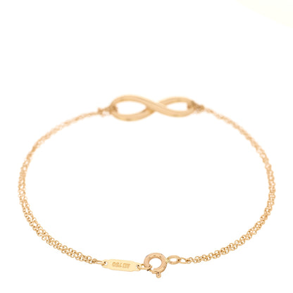Tiffany 18K Yellow Gold Infinity Bracelet 2 of 4