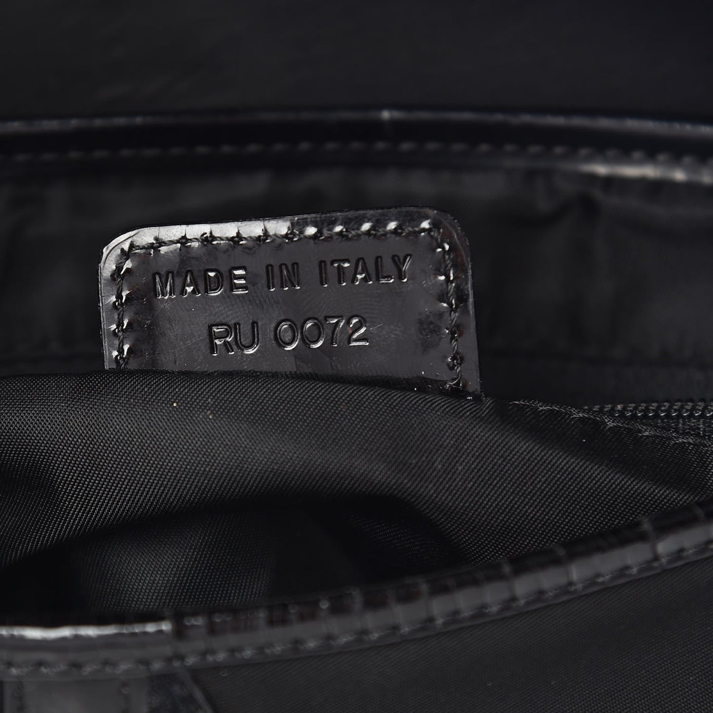 Nylon Double Saddle Bag Black