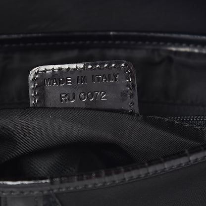 Christian Dior Nylon Double Saddle Bag Black 7 of 13