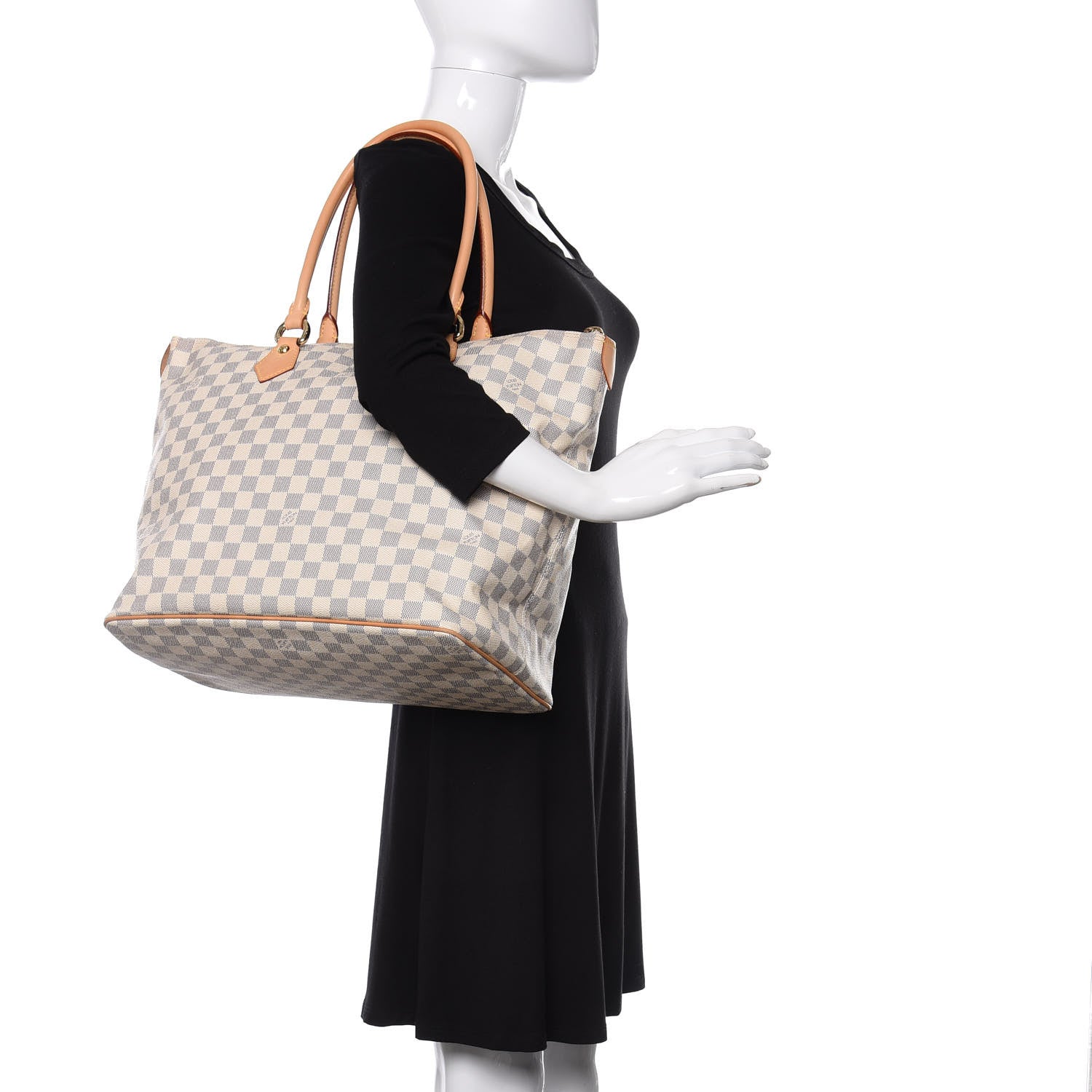 Louis Vuitton Damier Azur Saleya GM 2 of 8