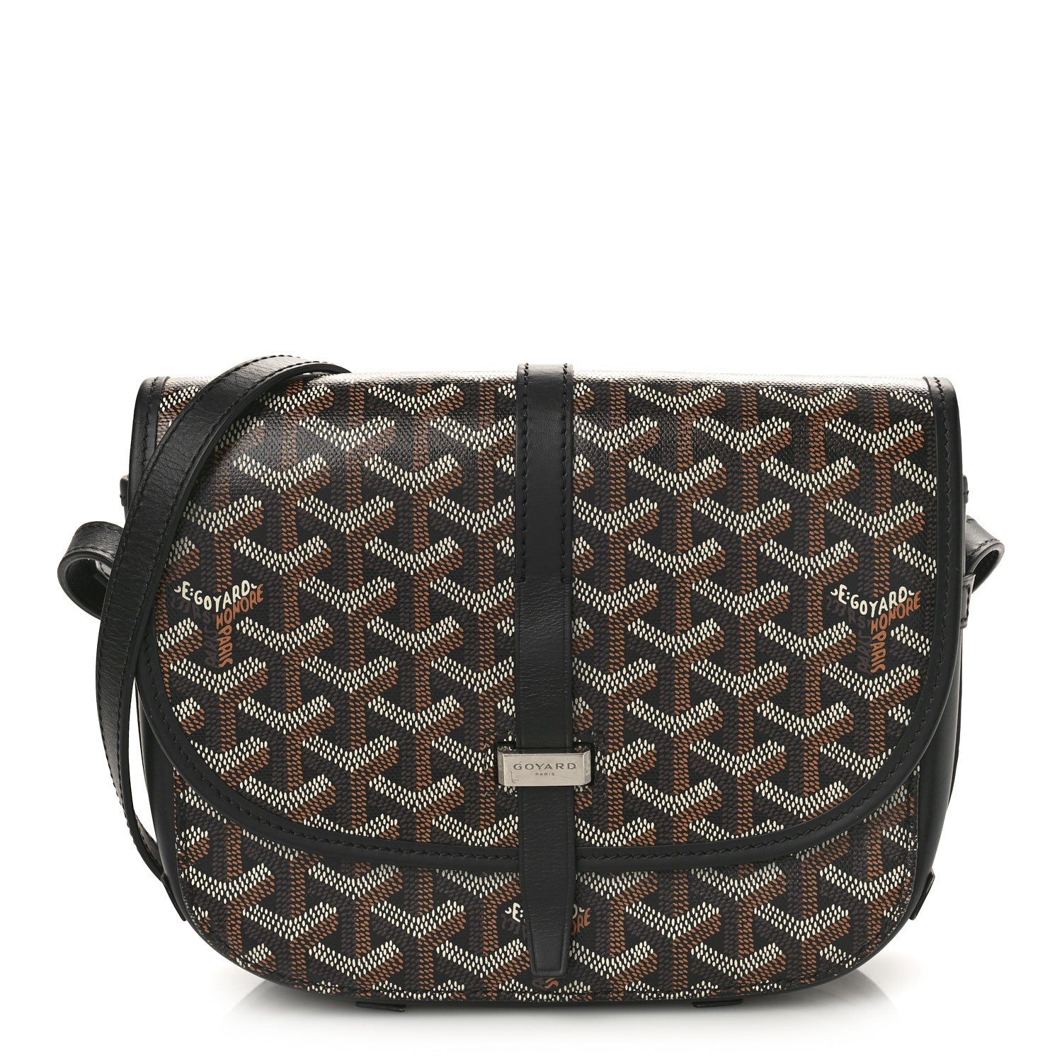 Goyard Goyardine Belvedere II PM Messenger Bag Black 1 of 10