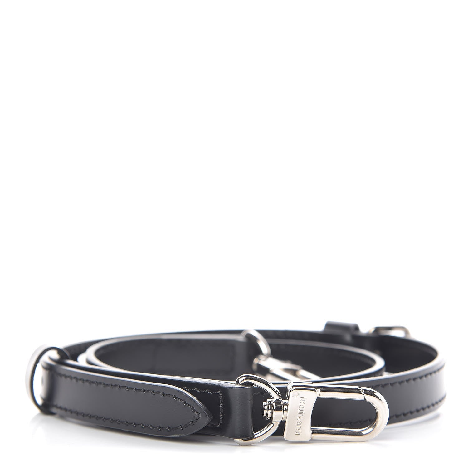 Louis Vuitton Calfskin Alma BB Shoulder Strap Black 1 of 3
