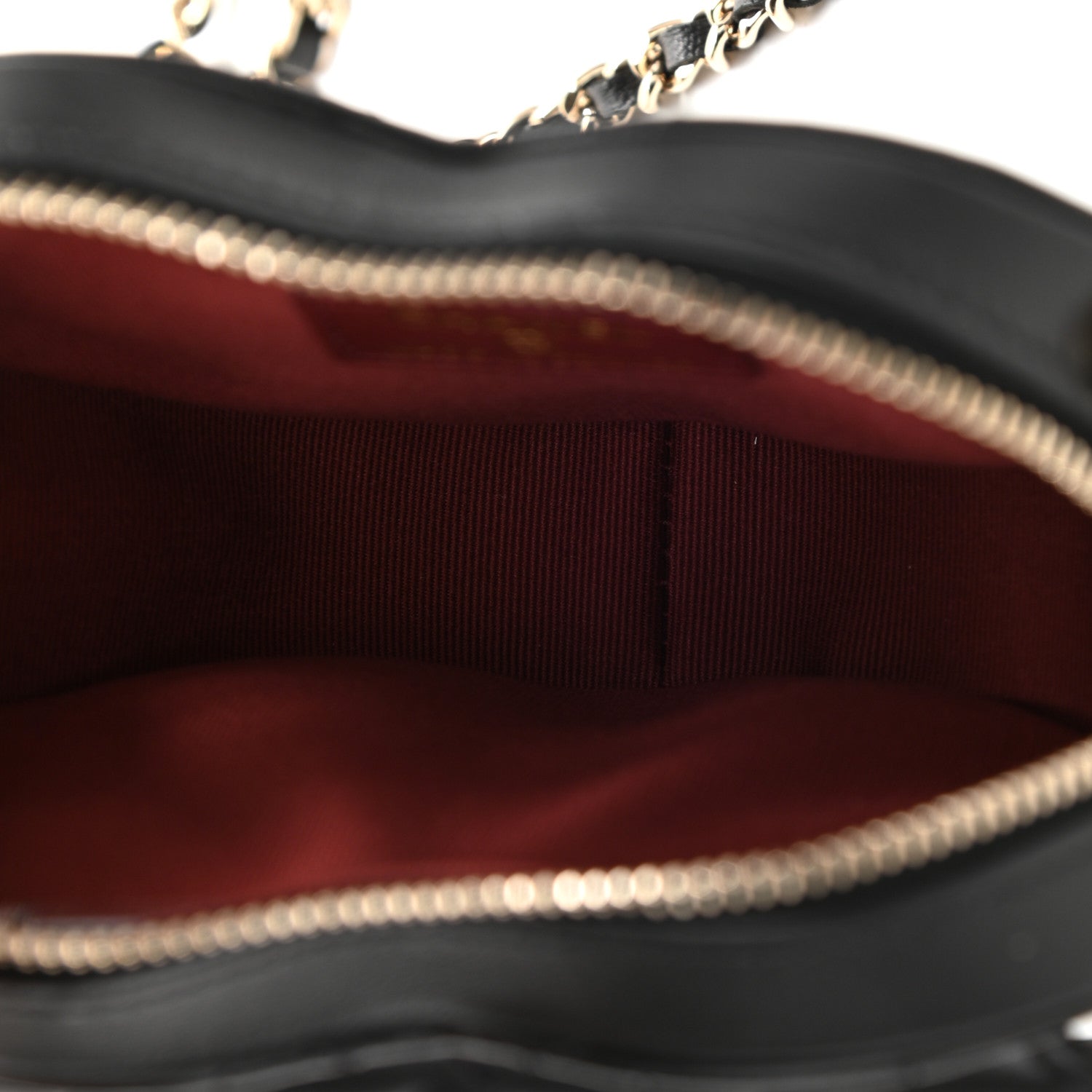 Chanel Lambskin Quilted CC In Love Heart Clutch With Chain Black 5 of 11
