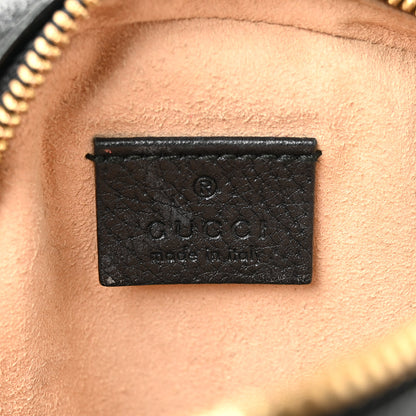 Gucci Grained Calfskin Web Mini Ophidia Round Shoulder Bag Black 6 of 12
