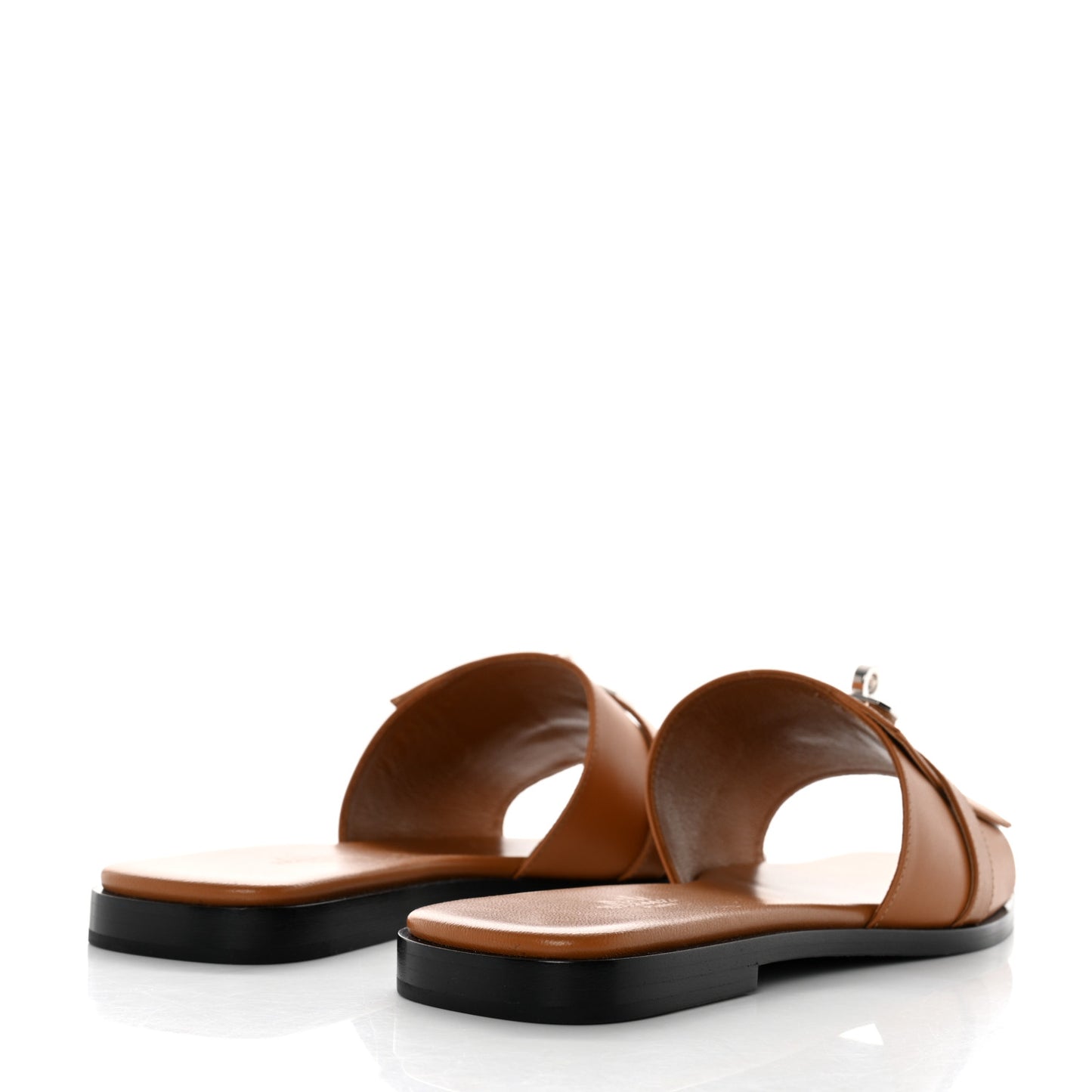 Calfskin Villa Sandals 39 Natural