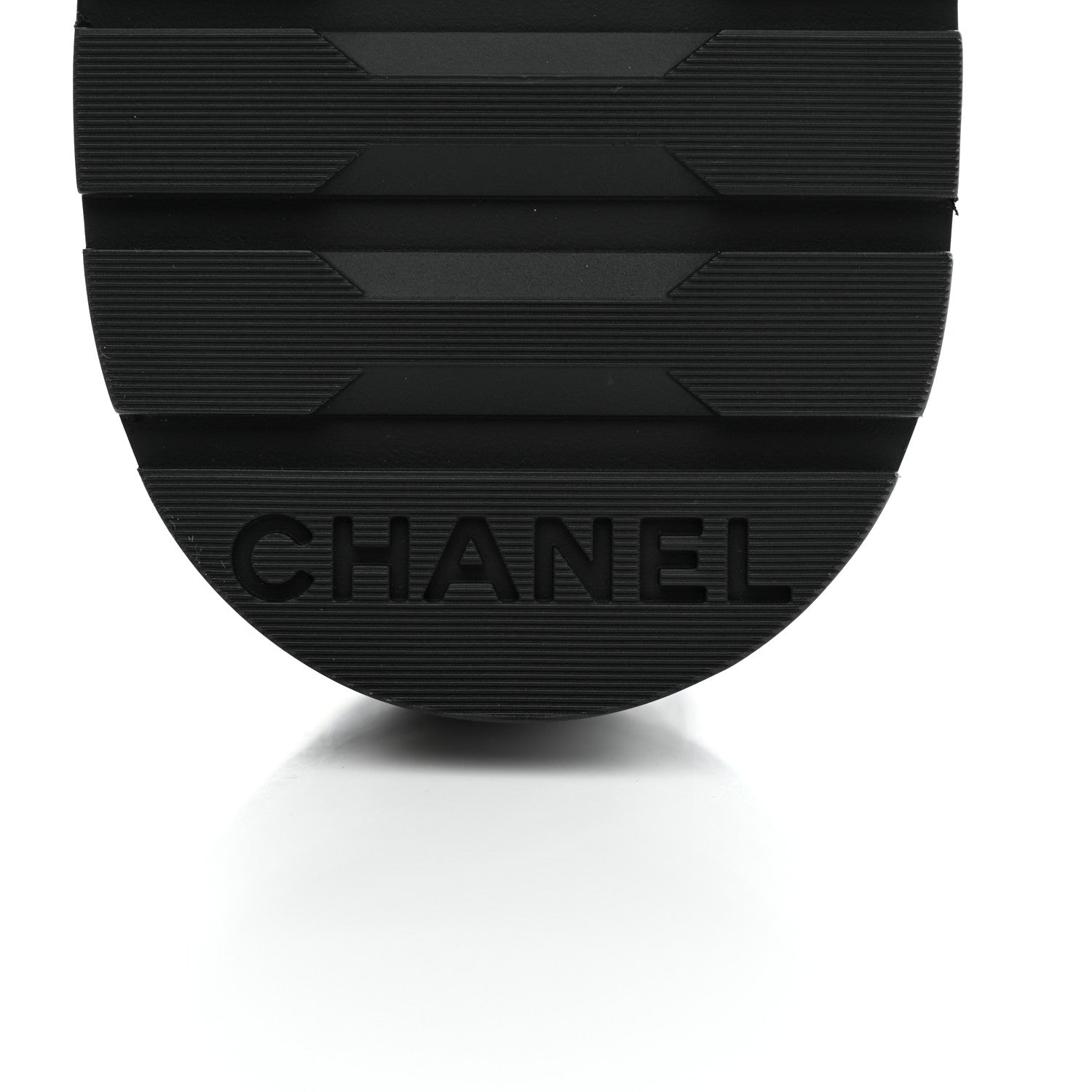 Chanel Shiny Lambskin Quilted Lace Up Combat Boots 39 Black 6 of 11