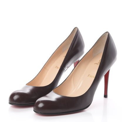 Christian Louboutin Kid Simple 100 Pumps 42 Brown 2 of 7